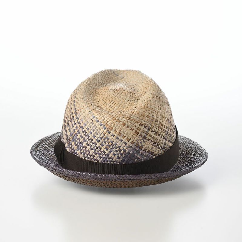 ノルのストローハット FB half hat（FB ハーフ ハット） ブラウン パープル