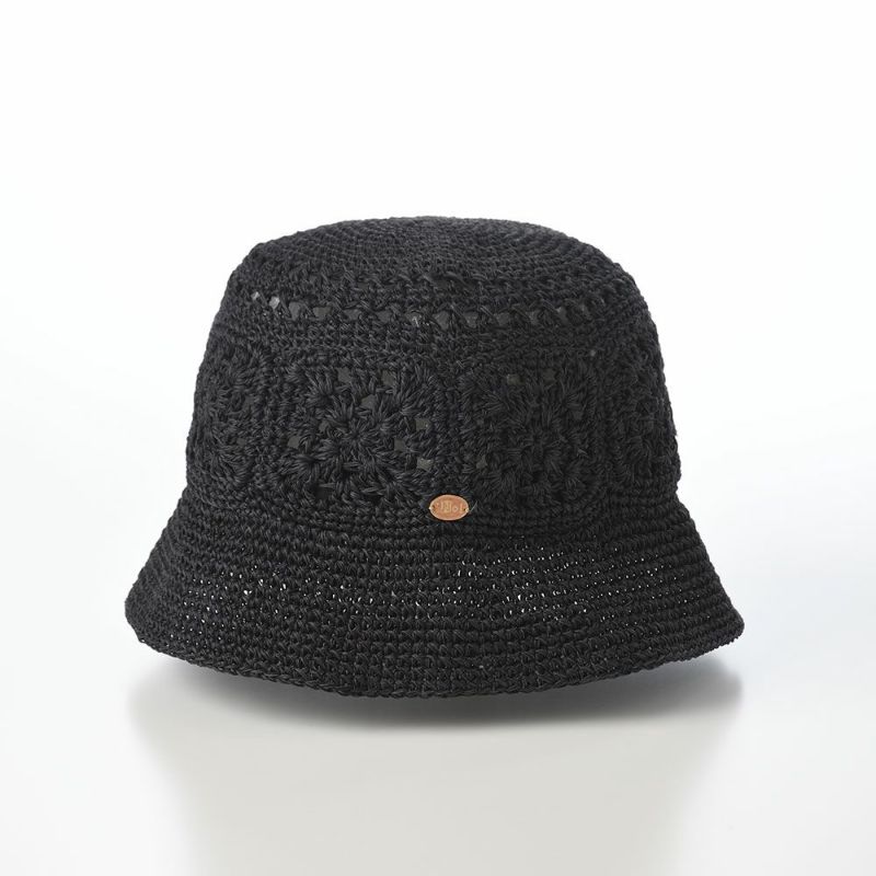 ノルのバケットハット Cotton gima bucket（コットンギマバケット） ブラック