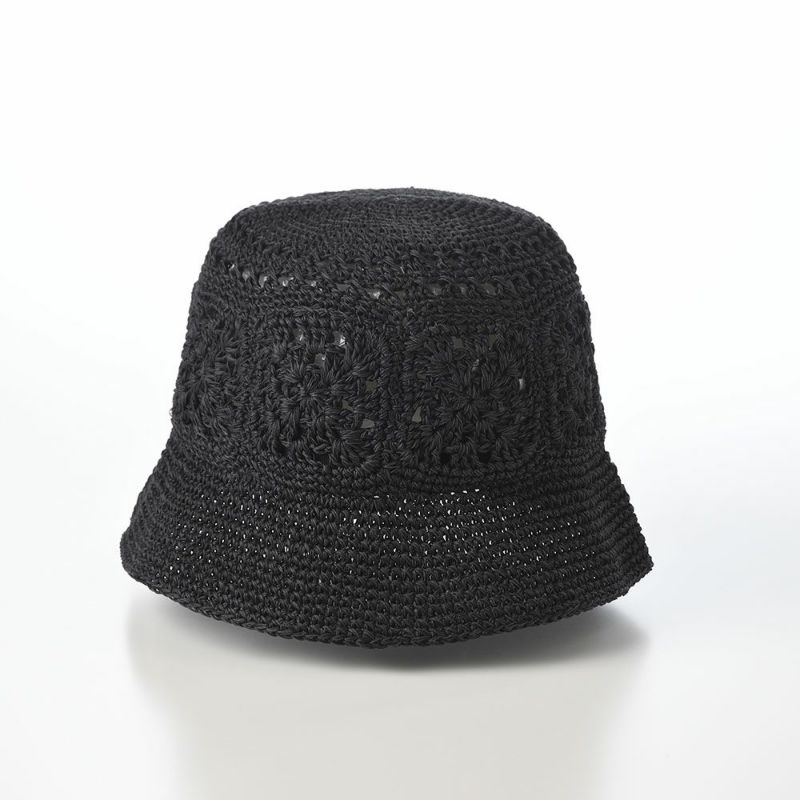 ノルのバケットハット Cotton gima bucket（コットンギマバケット） ブラック