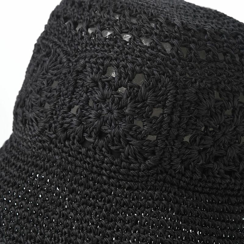 ノルのバケットハット Cotton gima bucket（コットンギマバケット） ブラック