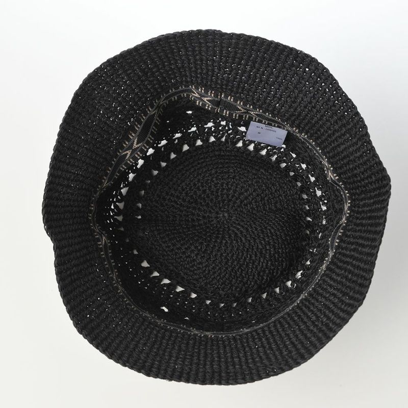 ノルのバケットハット Cotton gima bucket（コットンギマバケット） ブラック