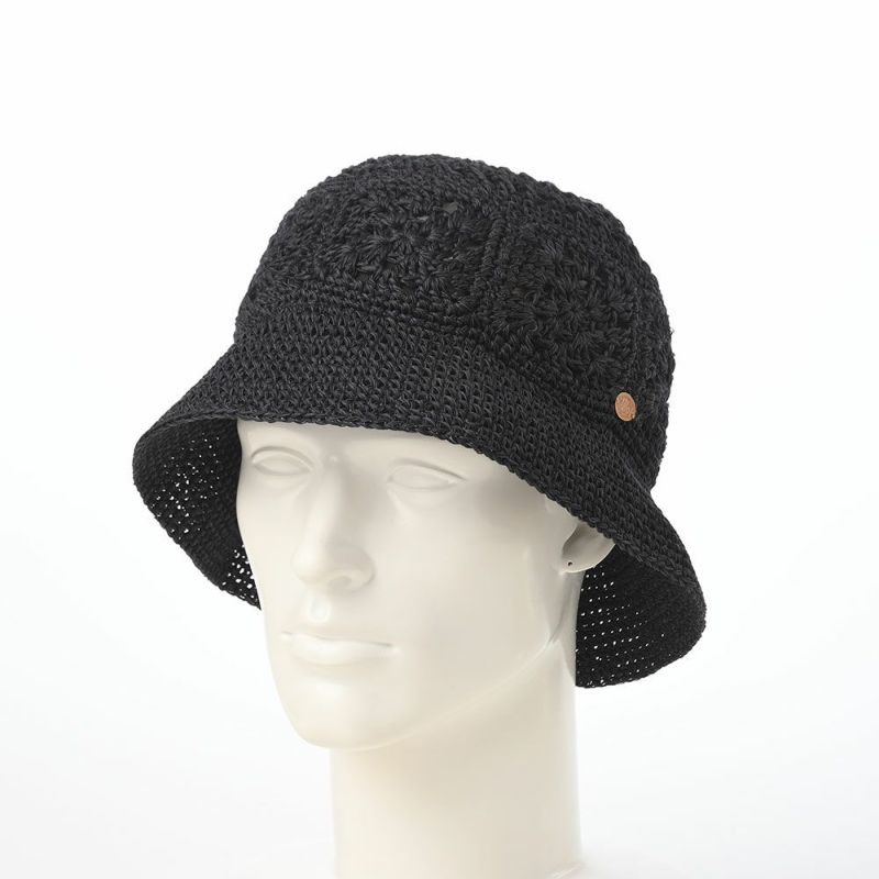 ノルのバケットハット Cotton gima bucket（コットンギマバケット） ブラック