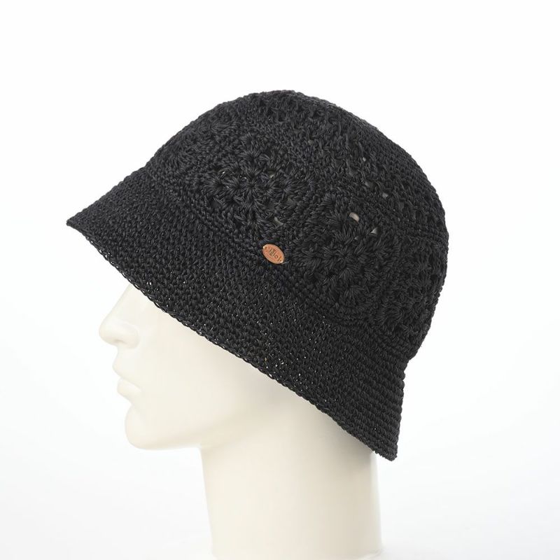 ノルのバケットハット Cotton gima bucket（コットンギマバケット） ブラック