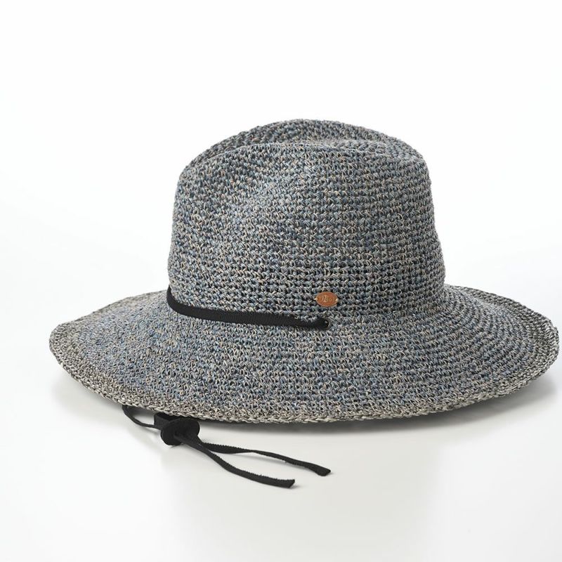 ノルのストローハット PPAM western linen（PPAM ウエスタンリネン） ブルー