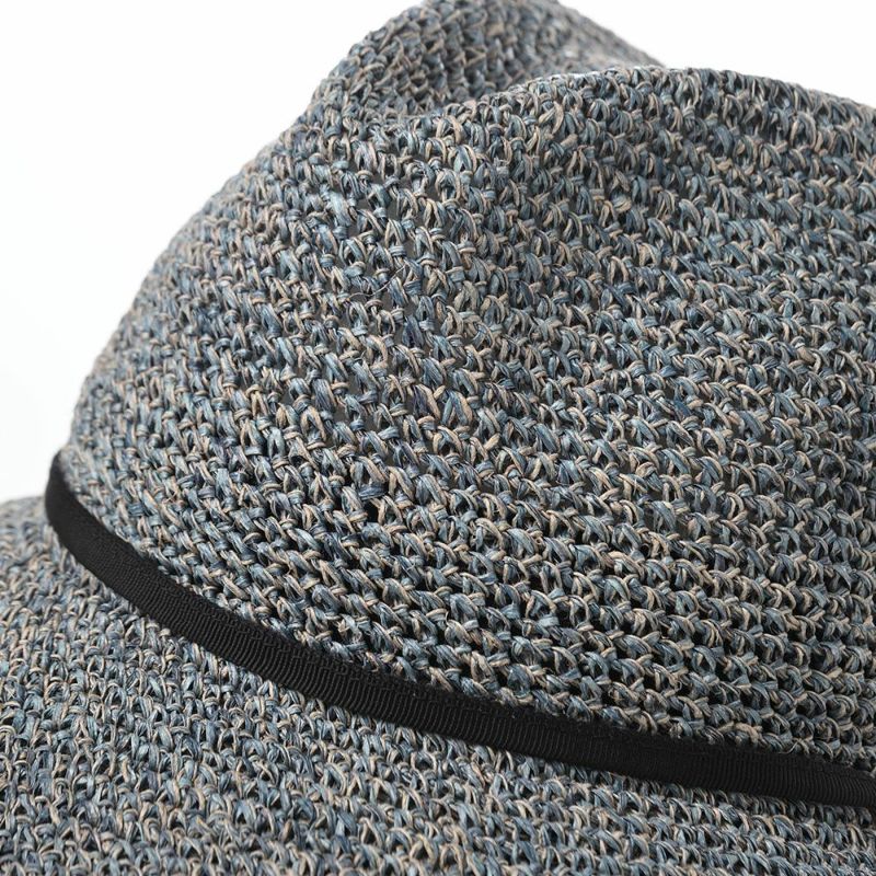 ノルのストローハット PPAM western linen（PPAM ウエスタンリネン） ブルー