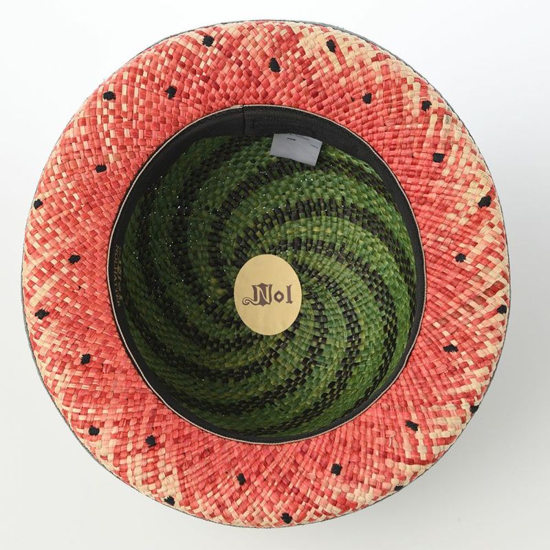 ノルのボーラーハット SUIKA HAT（スイカハット） レッド