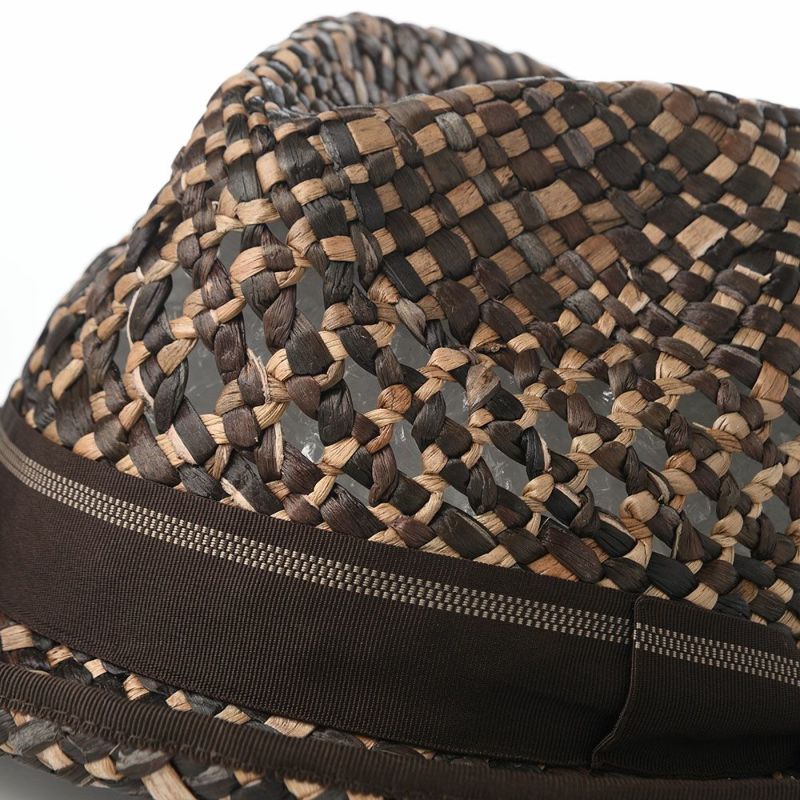 ノルのストローハット Eceng gondok fedora（エチェンゴンドック フェドラ） ブラウン