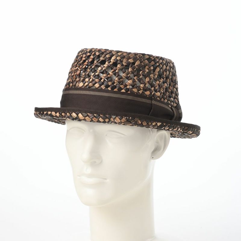 ノルのポークパイハット Eceng gondok porkpie（エチェンゴンドック ポークパイ） ブラウン