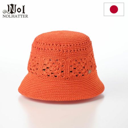 ノルのバケットハット Poly bucket（ポリバケット） オレンジ