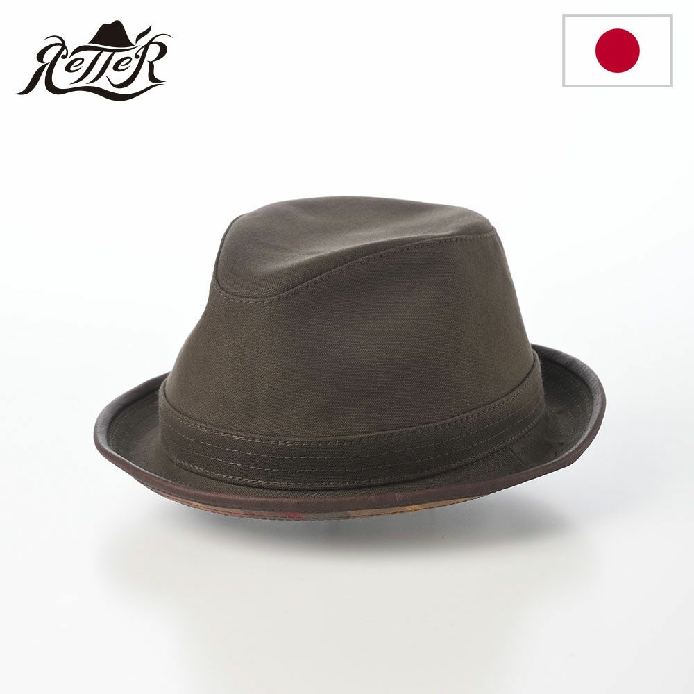 レッターのソフトハット Para Hat Back（パラハット バック） オリーブ