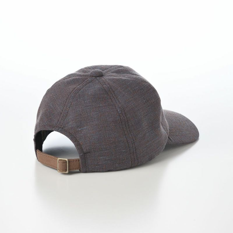 レッターのキャップ Twist Linen Cap（ツイストリネンキャップ） ネイビーブラウン