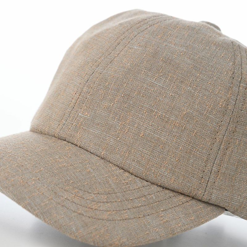 レッターのキャップ Twist Linen Cap（ツイストリネンキャップ） モカ