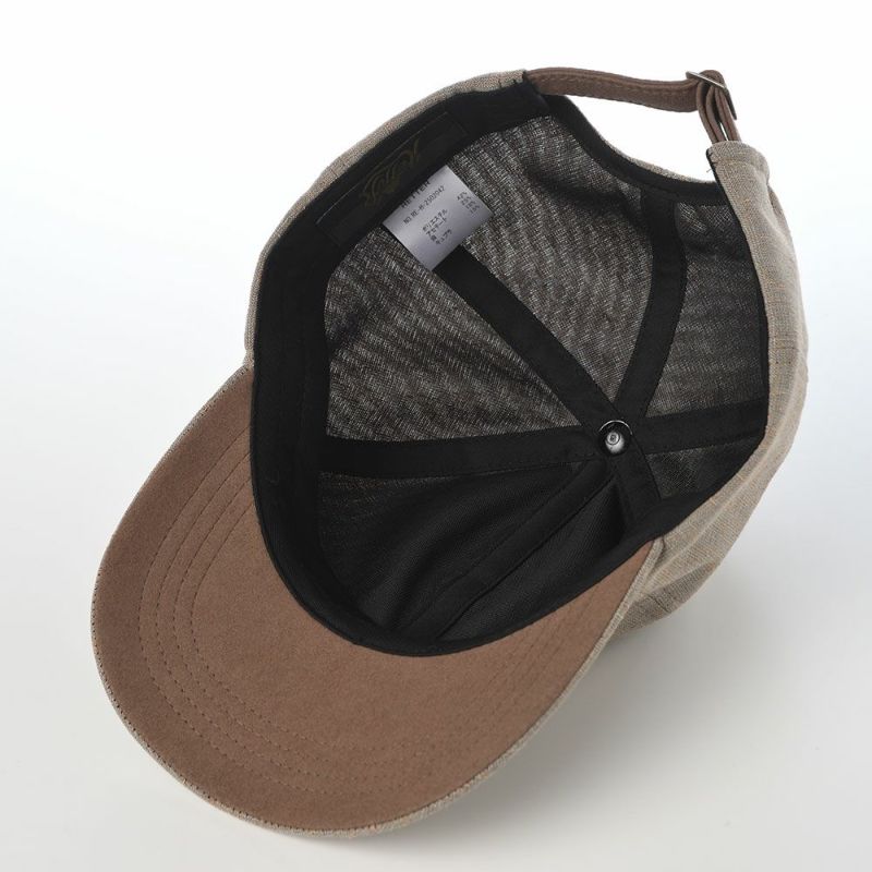 レッターのキャップ Twist Linen Cap（ツイストリネンキャップ） モカ