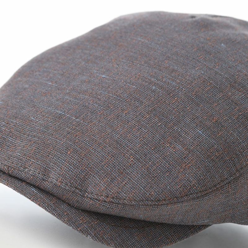 レッターのハンチング Twist Linen Hunting（ツイストリネンハンチング） ネイビーブラウン