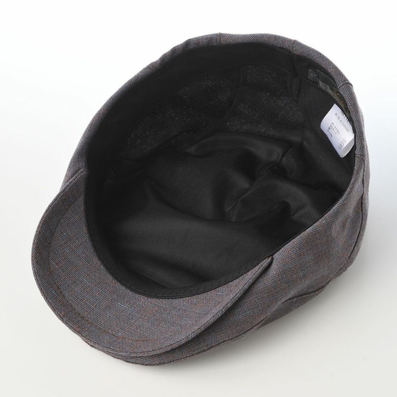 レッターのハンチング Twist Linen Hunting（ツイストリネンハンチング） ネイビーブラウン