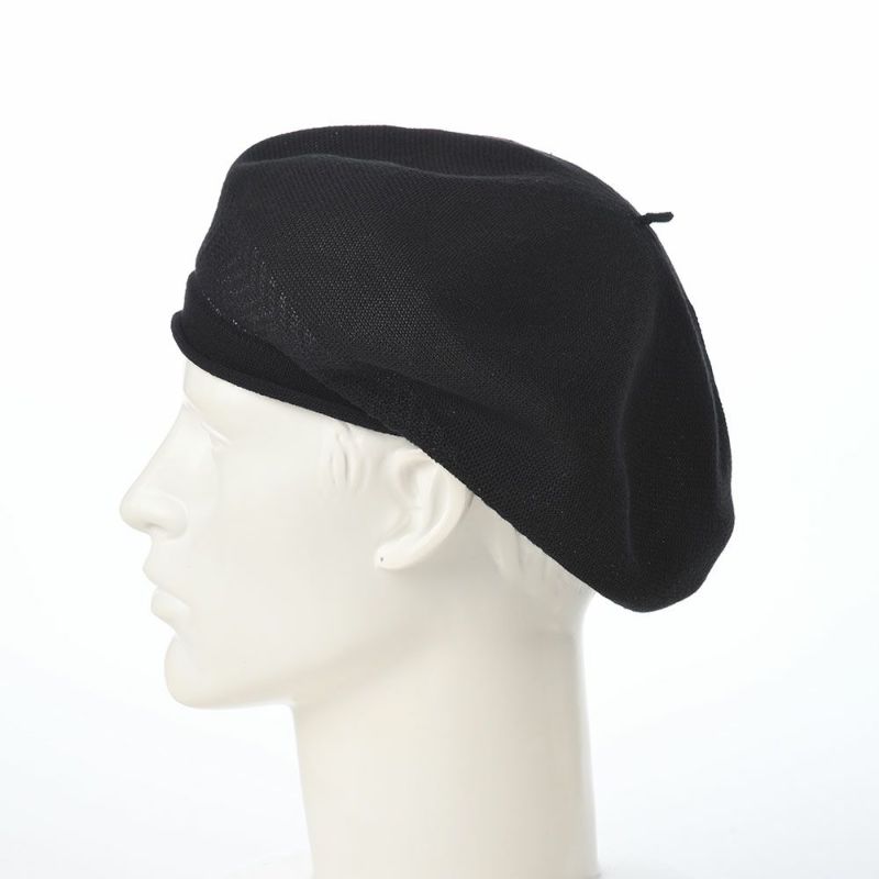 レッターのベレー帽 Organic Combed Beret（オーガニックコームドベレー） ブラック