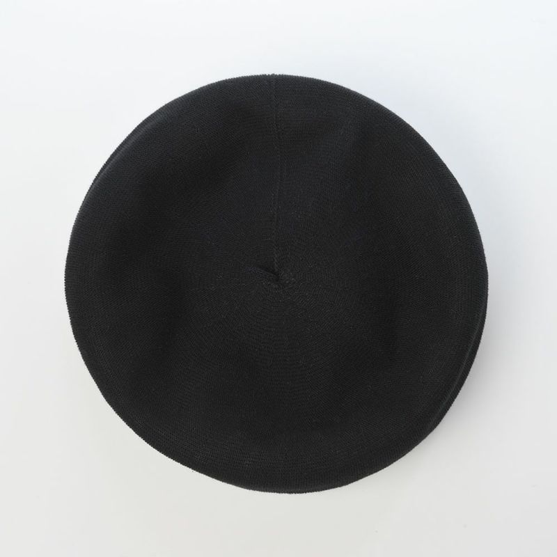 レッターのベレー帽 Organic Combed Beret（オーガニックコームドベレー） ブラック