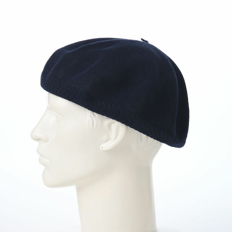 レッターのベレー帽 Organic Combed Beret（オーガニックコームドベレー） ネイビー