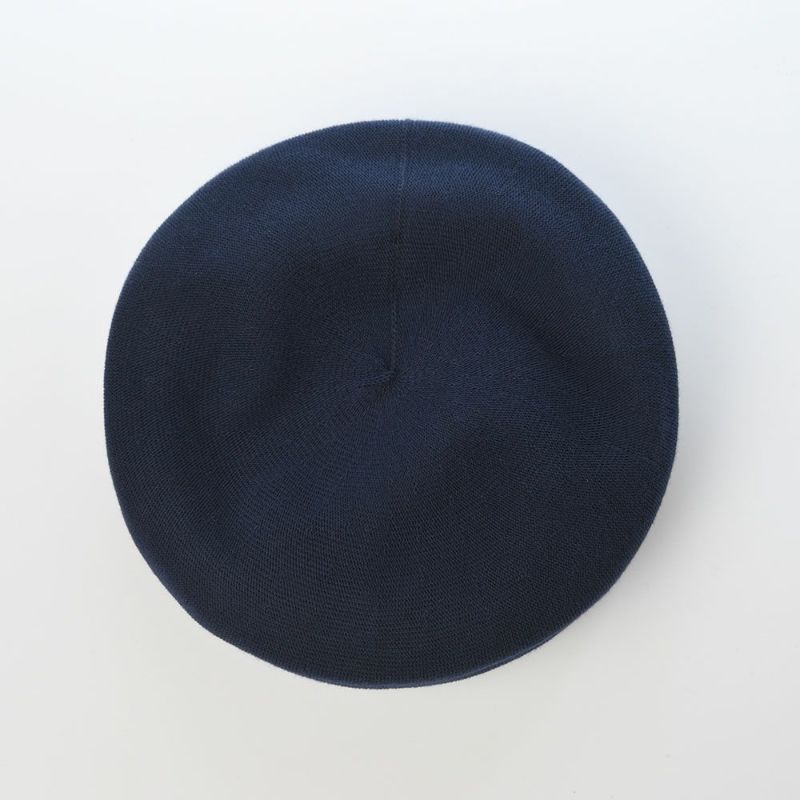 レッターのベレー帽 Organic Combed Beret（オーガニックコームドベレー） ネイビー