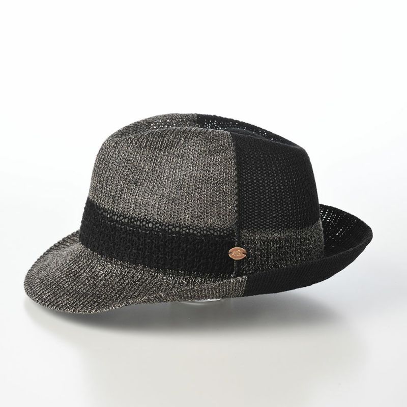 レッターのソフトハット Linen Patchwork Hat（リネンパッチワークハット） ブラック