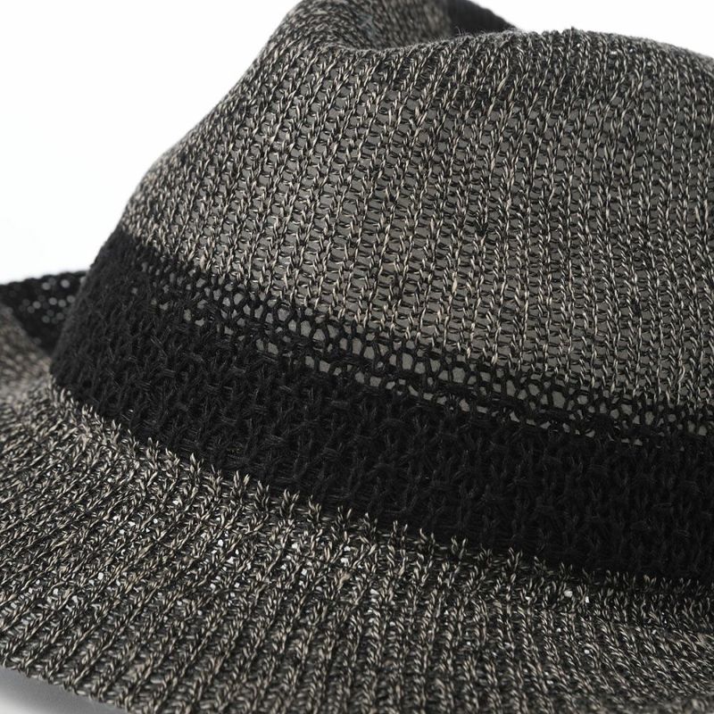 レッターのソフトハット Linen Patchwork Hat（リネンパッチワークハット） ブラック
