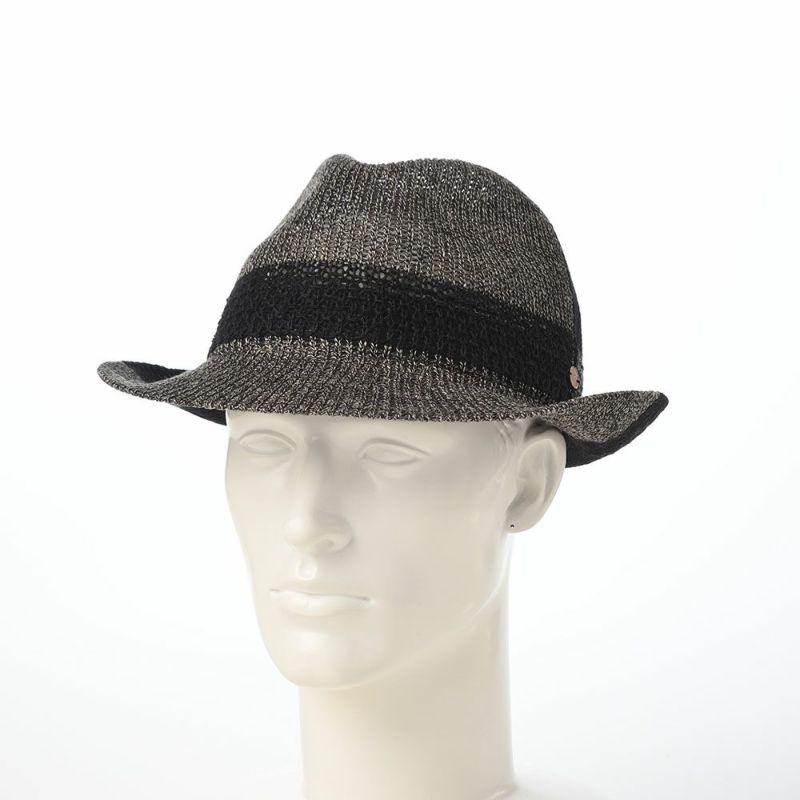 レッターのソフトハット Linen Patchwork Hat（リネンパッチワークハット） ブラック