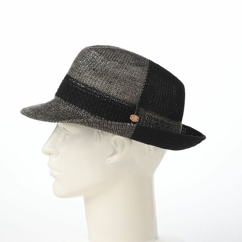 レッターのソフトハット Linen Patchwork Hat（リネンパッチワークハット） ブラック