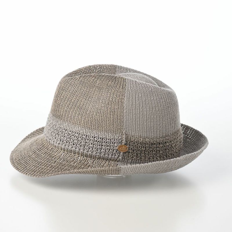 レッターのソフトハット Linen Patchwork Hat（リネンパッチワークハット） グレー