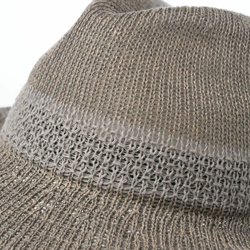 レッターのソフトハット Linen Patchwork Hat（リネンパッチワークハット） グレー