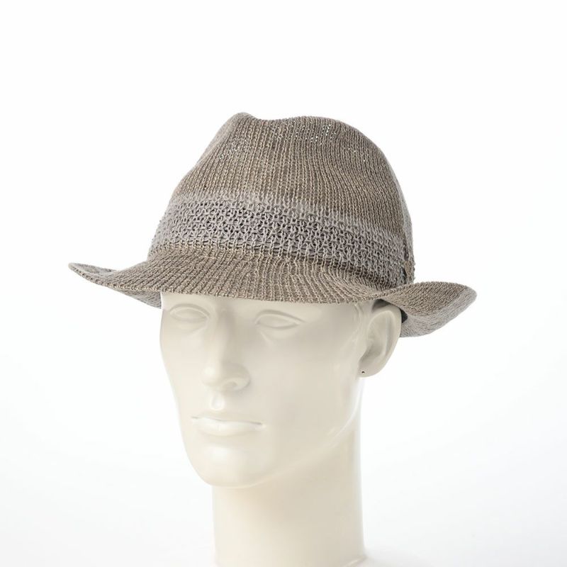 レッターのソフトハット Linen Patchwork Hat（リネンパッチワークハット） グレー