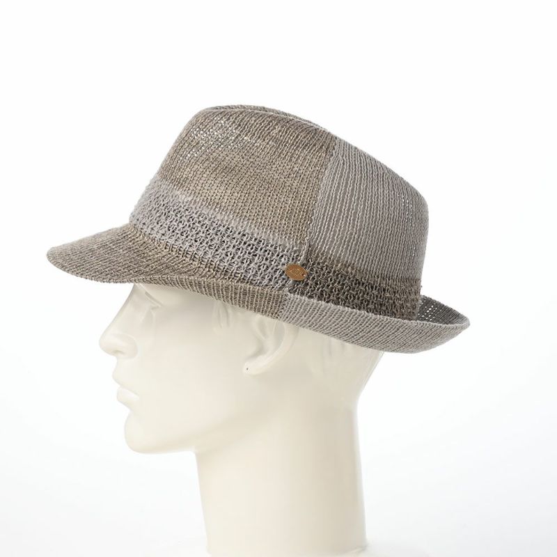 レッターのソフトハット Linen Patchwork Hat（リネンパッチワークハット） グレー