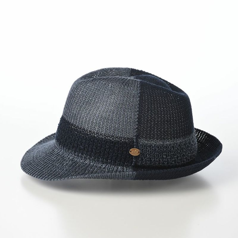 レッターのソフトハット Linen Patchwork Hat（リネンパッチワークハット） ネイビー