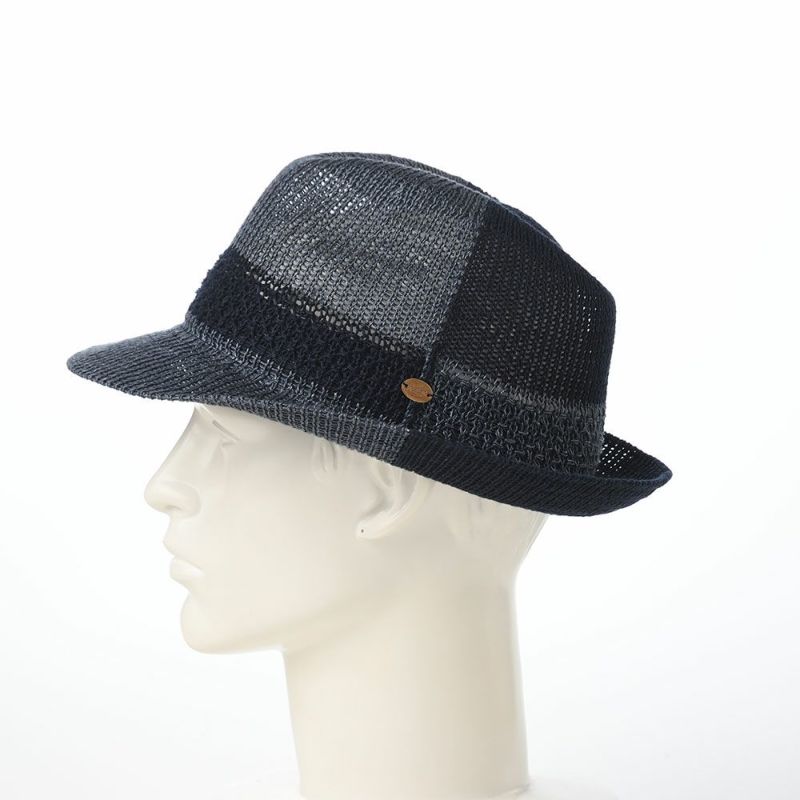 レッターのソフトハット Linen Patchwork Hat（リネンパッチワークハット） ネイビー