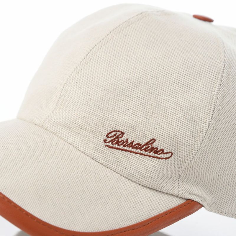 ボルサリーノのキャップ Baseball Cap Golfer Canvas（ベースボールキャップ ゴルファー キャンバス） B95009 ブラウン