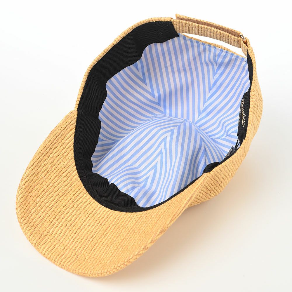 ボルサリーノのキャップ Baseball Cap Paglia（ベースボールキャップ パリア） B95174 ベージュ