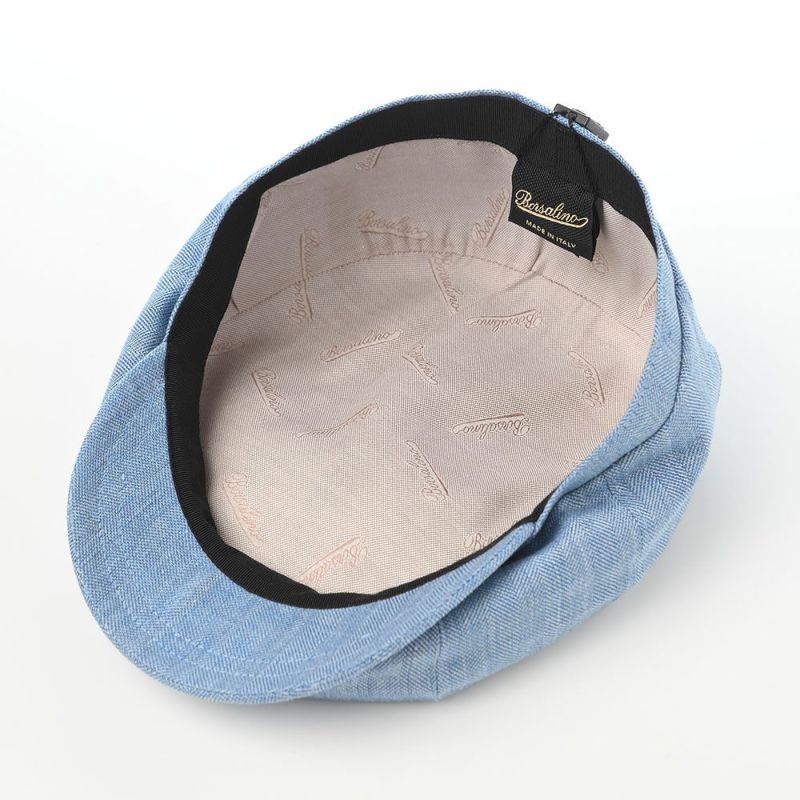 ボルサリーノのキャスケット Hunting Cesare Spigato（ハンチング チェーザレ スピゲート） B15120 ブルー