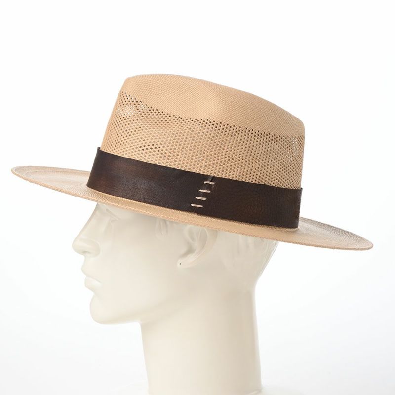 ステットソンのパナマハット VENTILATION LEATHER PANAMA G8（ベンチレーション レザー パナマ G8） SE818 ナチュラル