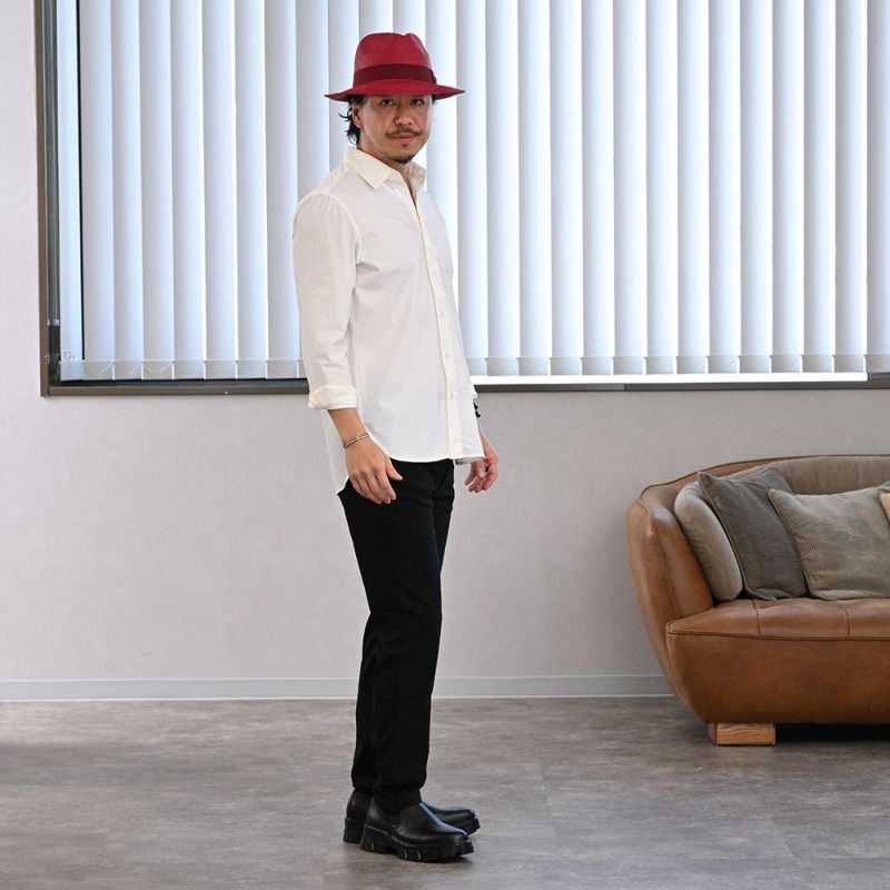 オメロオルテガのパナマハット ARCADIA（アルカディア） ワインレッド