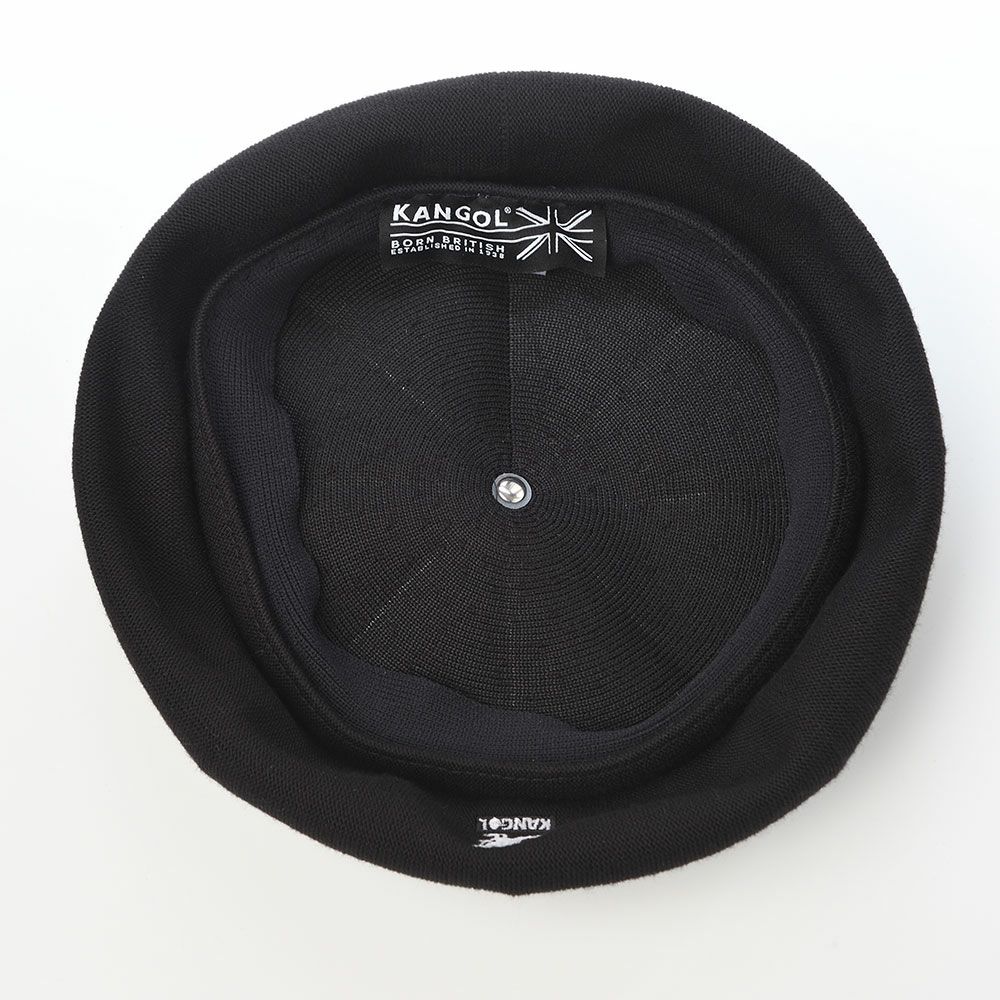カンゴールのベレー帽 BAMBOO JAX BERET（バンブー ジャックス ベレー） ブラック