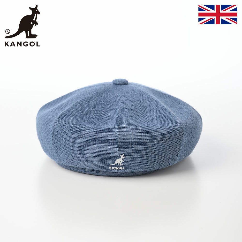 カンゴールのベレー帽 BAMBOO JAX BERET（バンブー ジャックス ベレー） デニムブルー
