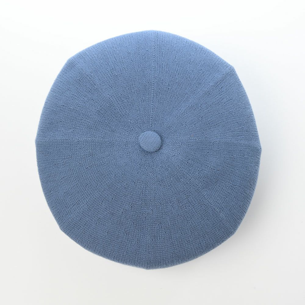 カンゴールのベレー帽 BAMBOO JAX BERET（バンブー ジャックス ベレー） デニムブルー