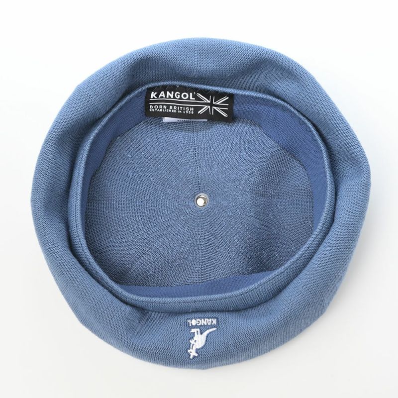 カンゴールのベレー帽 BAMBOO JAX BERET（バンブー ジャックス ベレー） デニムブルー