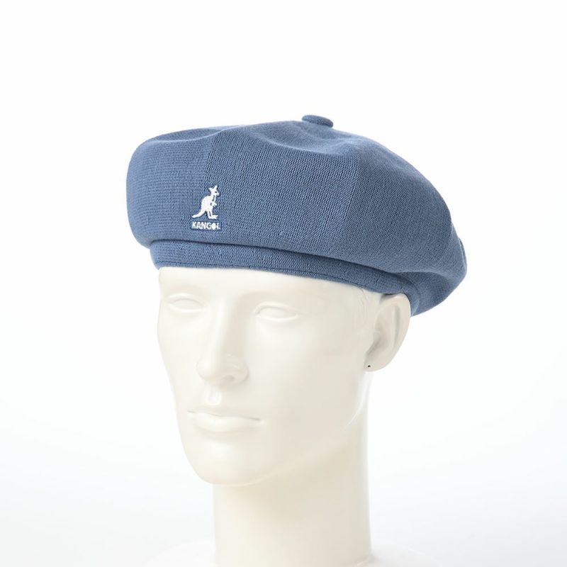 カンゴールのベレー帽 BAMBOO JAX BERET（バンブー ジャックス ベレー） デニムブルー
