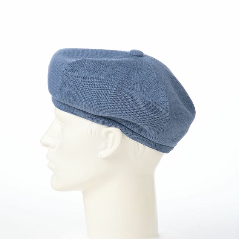 カンゴールのベレー帽 BAMBOO JAX BERET（バンブー ジャックス ベレー） デニムブルー