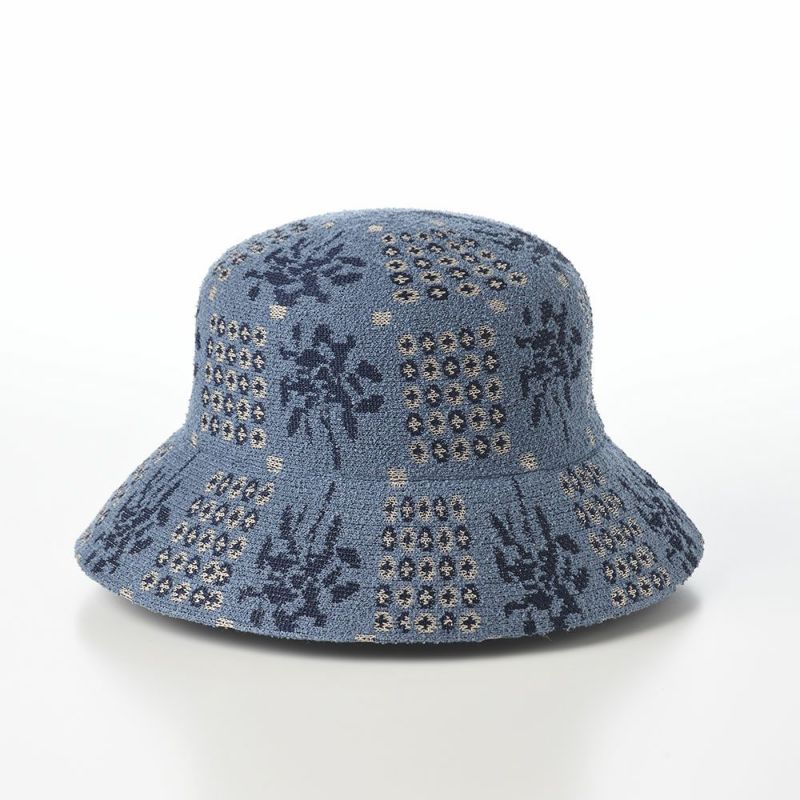カンゴールのバケットハット RETRO QUAINT AUDREY（レトロ クエイント オードリー） ブルー