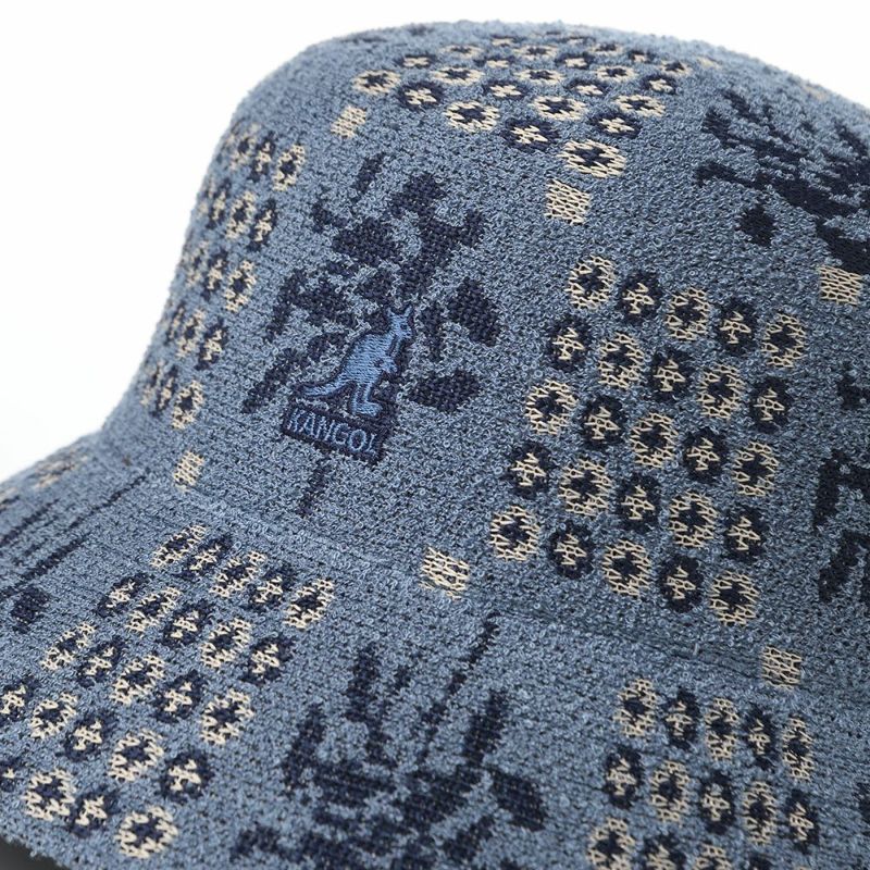 カンゴールのバケットハット RETRO QUAINT AUDREY（レトロ クエイント オードリー） ブルー