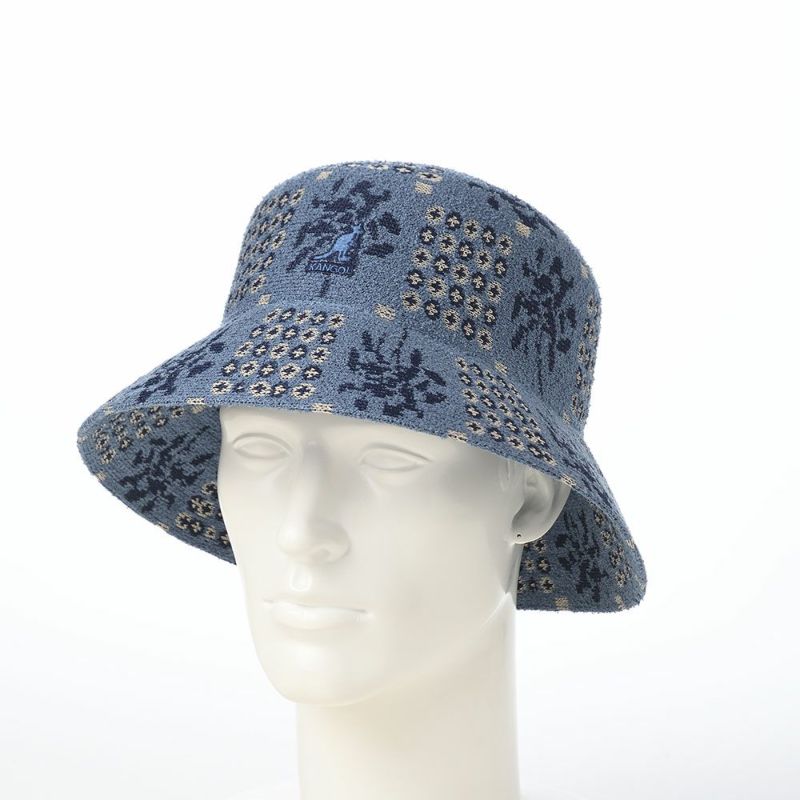カンゴールのバケットハット RETRO QUAINT AUDREY（レトロ クエイント オードリー） ブルー
