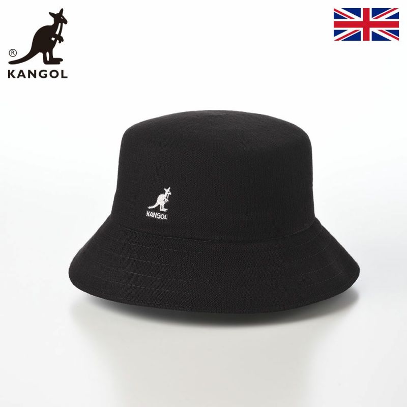 カンゴールのバケットハット BAMBOO LAHINCH（バンブー ラヒンチ） ブラック