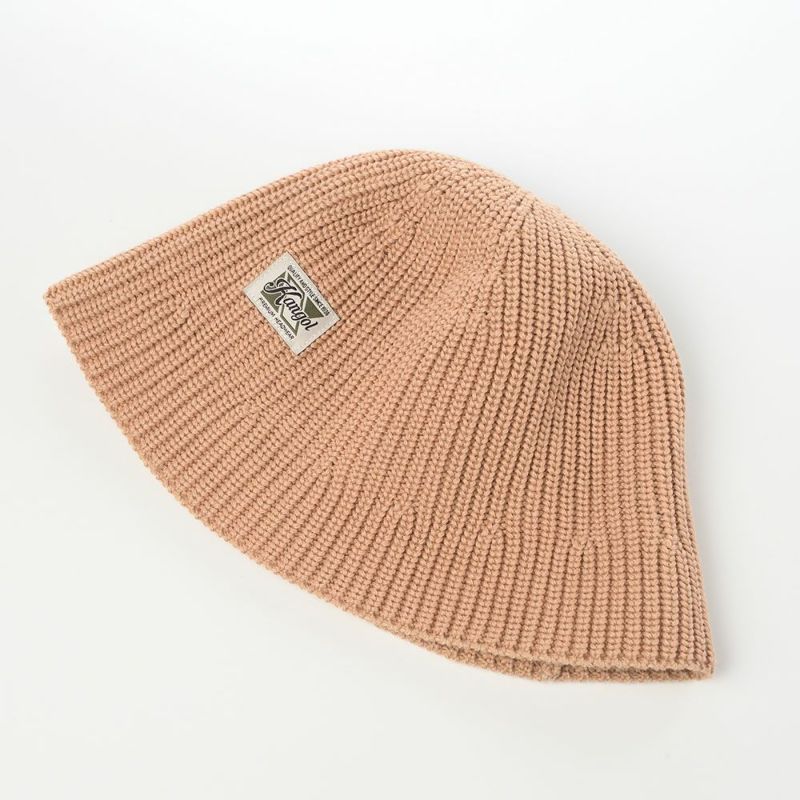 カンゴールのバケットハット WASHED KNIT BUCKET（ウォッシュド ニット バケット） オーツ
