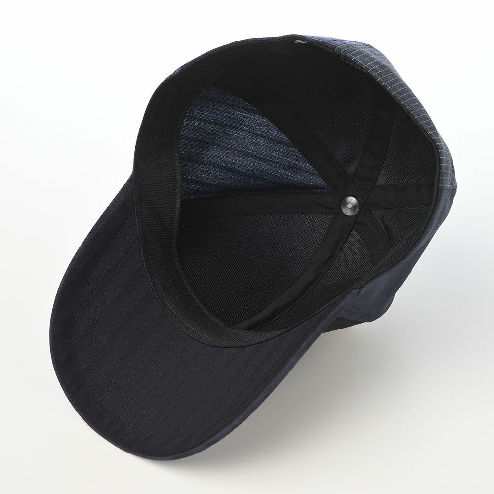 イケガミ帽子工房のキャップ Tailor Cap（テーラーキャップ） ネイビーミックス
